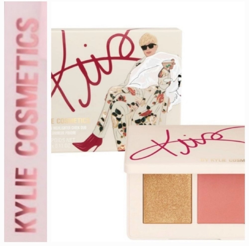 KARDASHIAN KYLE COSMETICS BLUSH HIGHLIGHTER PALLETTE UNOPENED - Picture 3 of 4